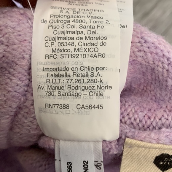 Madewell Lilac Purple Button-Up Cardigan Sweater Shrunken Fit Pockets NWT XXS - Picture 15 of 15